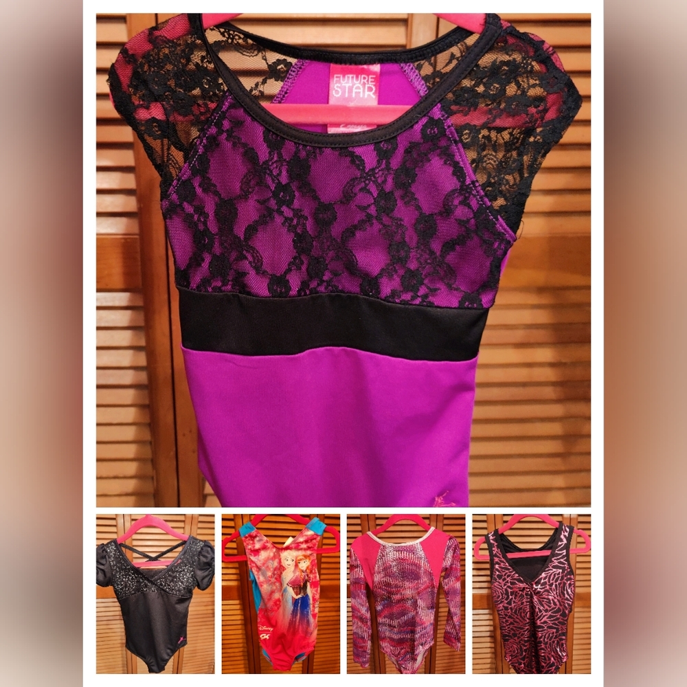 Bundle of 5 Leotards, 4 by Capezio Future Star